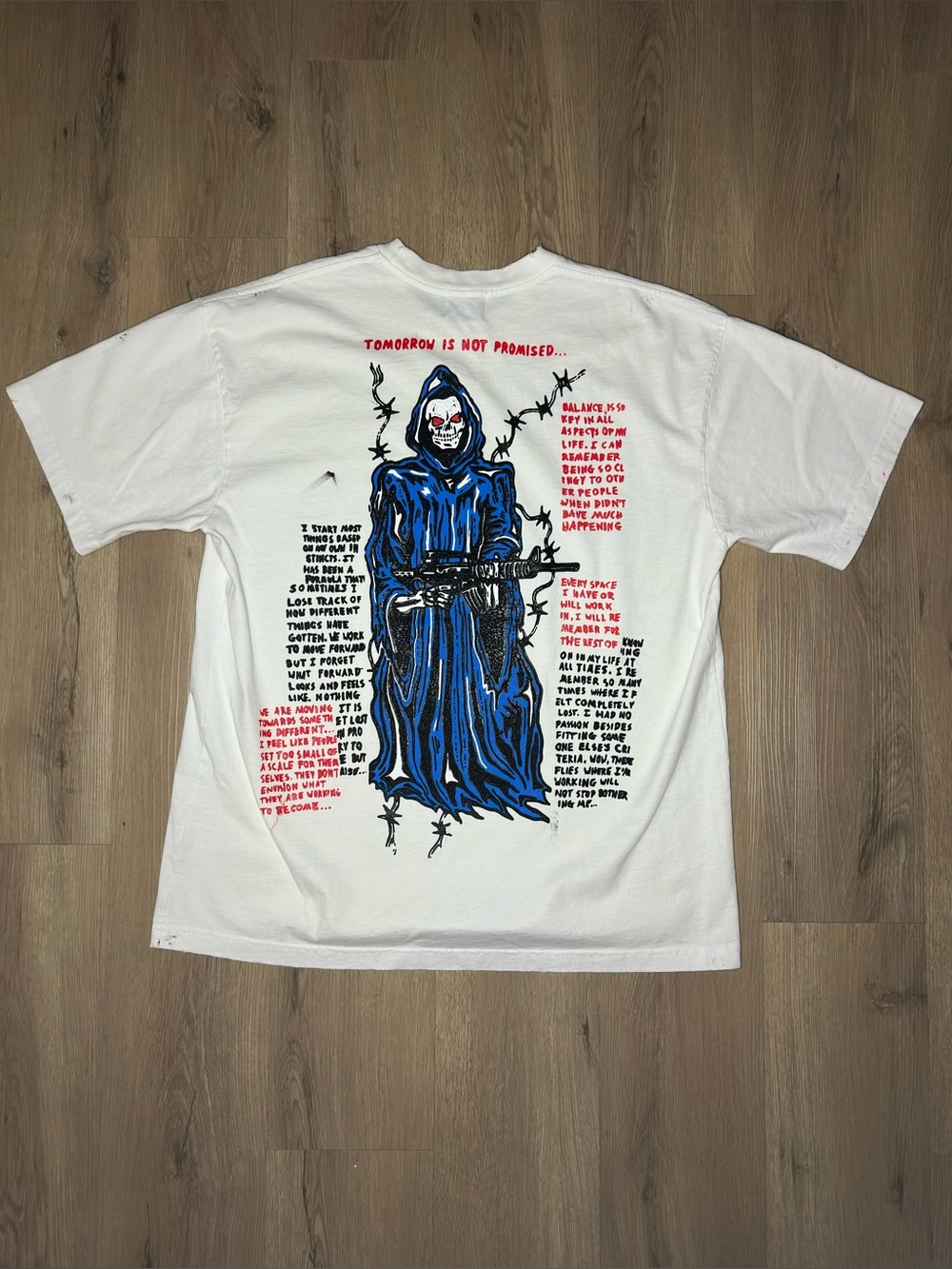 Warren Lotas 8481 Tomorrow’s Not Promised ‘White’ T-Shirt